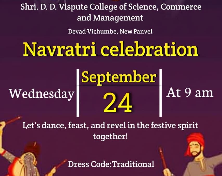 Navratri Celebration at Shri. D. D. Vispute College of Science, Commerce and Management